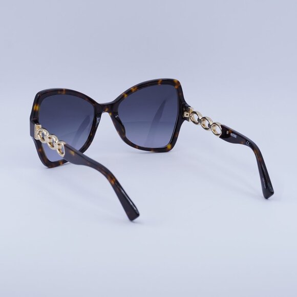 Moschino MOS099/S 0086 9O Sunglasses Havana Butterfly Frame, Grey Lenses main image 6